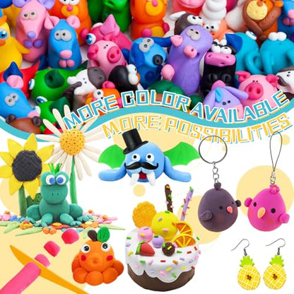 Air Dry Clay 36 Colors,Magic Clay Modeling Clay,DIY Molding Magic Clay - color: 36 colors