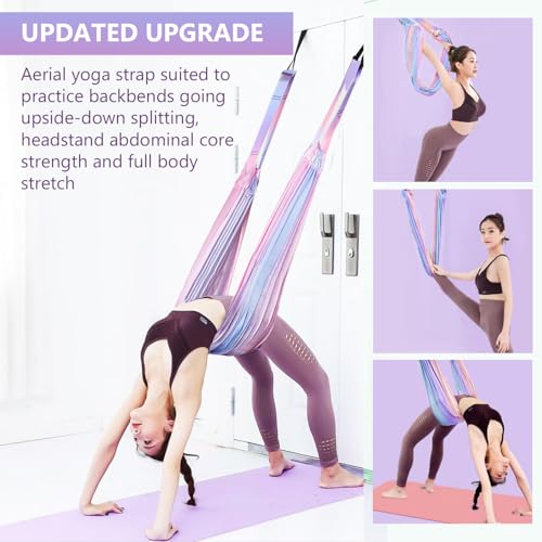 Yoga Stretch Rope,Leg Stretcher Strap,Fitness Training Aid Band, Home Gym Equipment Assist Stretch Strap for Fitness Gymnastics Dance Aerial Yoga Ballet