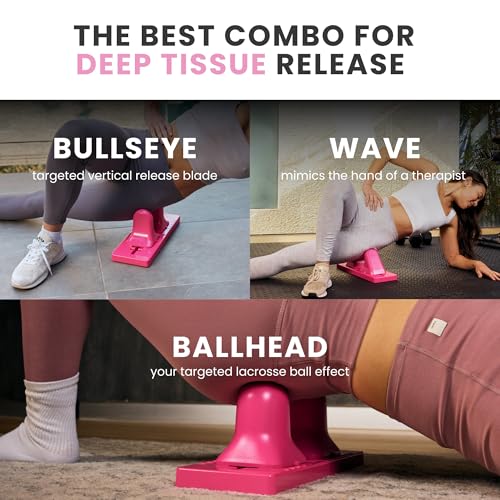Thrival Deep Tissue Pro, Adjustable Psoas Muscle Release Tool, Pink - color: Pink, size: Thrival Deep Tissue Pro
