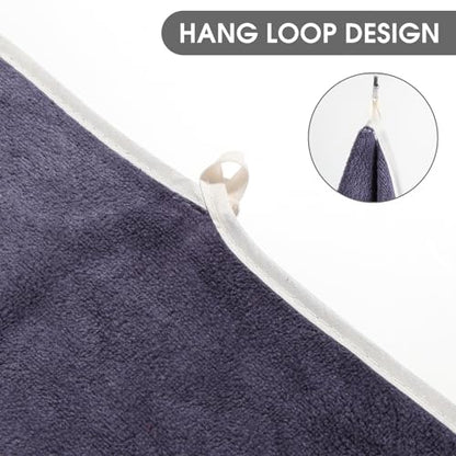 Microfiber Gym Towels for Men Women Workout - 14"x29" - Set of 3 - color: Cool Grey