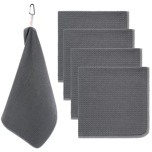 SUNLAND Microfiber Workout Gym Sweat Towels for Men | Fast Drying, Fitness Sports Towel, For Women, Lightweight Multi-Purpose, Hot Yoga Towel - color: Grey, size: 16x16inch
