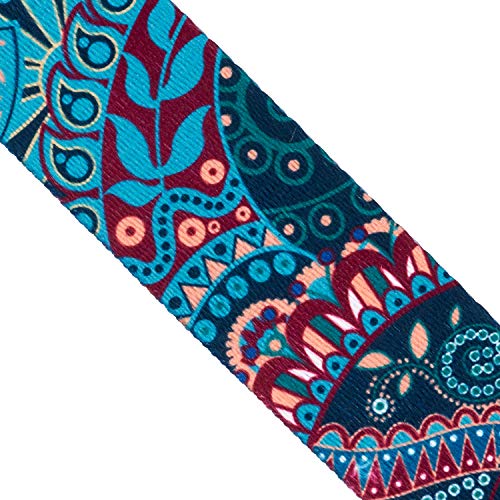 ZOOEASS Yoga Mat Strap, Adjustable Durable Yoga Mat Carrier & Stretching Strap, Multiple Color Choices - color: Indian Pattern, size: 8feet