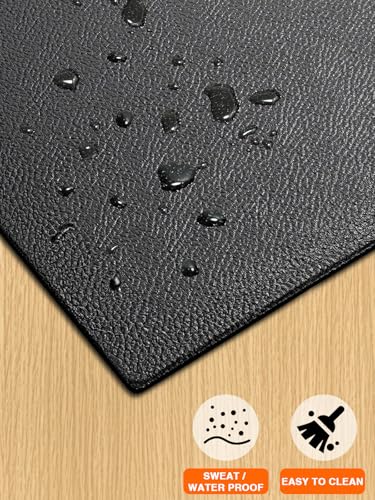 Treadmill Mat, 5'x2.5'/5.6'x2'/6.5'x3'/8'x3',6mm Thickness Exercise Equipment Mat for Carpet Hardwood Floors, Compatible with Walking Pad,Spin Bike,Elliptical Trainer,Rowing Machine - size: 63"L x 30"W x 0.24"Th