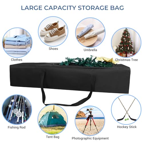 COOLBEBE 45 Inch Tripod Carrying Case - 45x7x7 Inch Storage Bag, Black - size: 45"x 7"x 7"