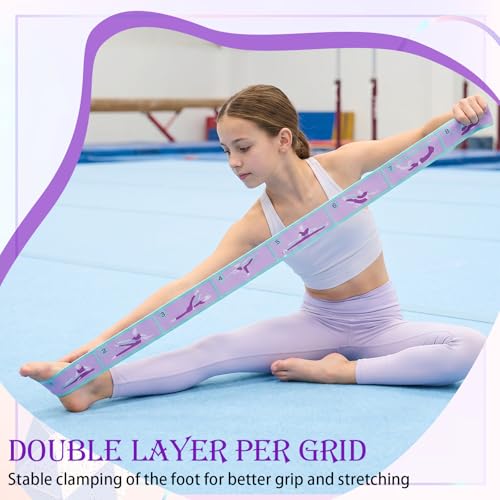 YUXIANLB Elastic Yoga Stretch Strap 8-Loop Fitness Equipment, for Women