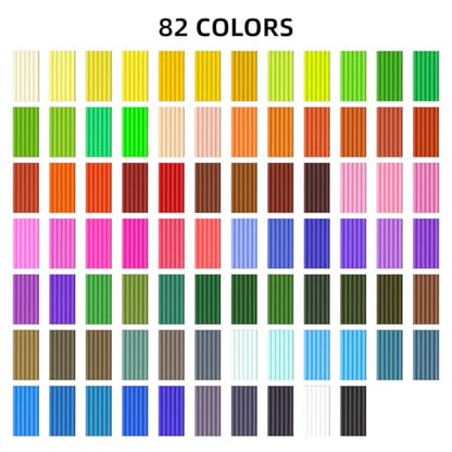 Artme Polymer Clay, 82 Colors Clay Kit, Oven Bake Modeling Clay, Creative Polymer Clay Kit with Sculpting Tools and Jewelry Accessories, Non-Toxic, Ideal DIY Clay Gifts for Adults and Teens