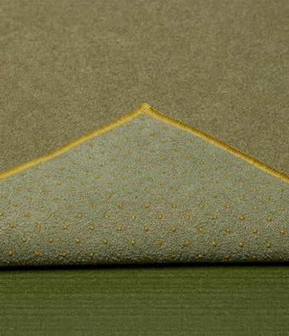 Manduka Yogitoes Hot Yoga Mat Towel - 71" | Moisture Activated Grip | Patented Silicone Nubs | Highly Absorbent, Durable & Easy Care | Made from Recycled Materials | 71 x 24 Inches | Earth - color: Earth, size: 71" x 24"