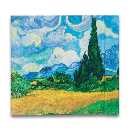 Watercolor Paper Pad — Magnetic Hardcover — 100% Cotton Watercolor Paper, Cold Press 200 GSM — 40 Acid-Free Sheets — Lay-Flat Watercolor Sketchbook — Art Supplies — KIROSKETCH (Cypress, 8,5x7,7 inch) - color: Cypress, size: 8.5x7.7 inch (Square)