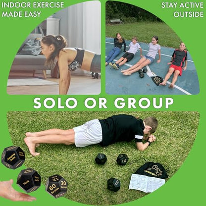 Exercise Dice & Workout Dice Set, 3 Pack 12-Sided, PE & Gym