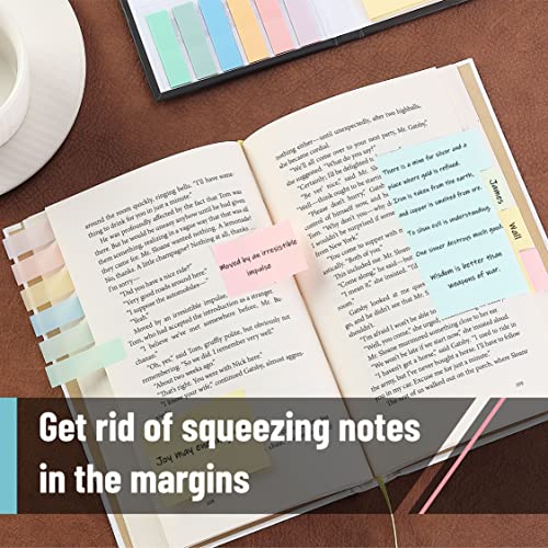 Mr. Pen- Sticky Notes Set, 410 Pack, Ruled | Dotted & Blank Notes with 150 Index Tabs, Divider Sticky Pads for Bible Study, Office, School, Planning - color: Muted Pastel, size: 1 Set