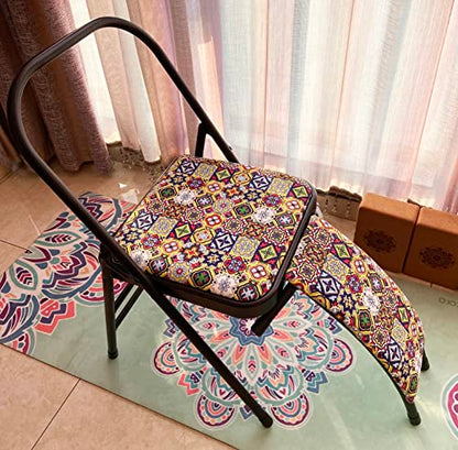 Aozora Backless Yoga Chair Prop - Flexibility and Strength Training Tool - style: Chair with Back Support