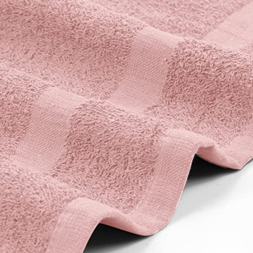 Utopia Towels Salon Towels, Pack of 24, 16x27 in, 100% Cotton, Dusty Pink - color: Dusty Pink, size: 24 Pack
