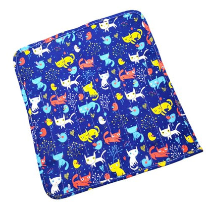 Funny live Paint Brush Holder Art Supplies, Artist Paint Brush & Storage Organizer Roll-Up Case Bag, Protect Acrylic Oil Watercolor Paintbrushes (Cat and Bird 20 Slot Pockets) - color: Cat and Bird 20 Slot Pockets