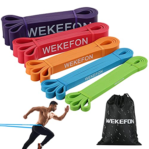 Resistance Bands Set, Pull Up Assist Bands - Stretch Resistance Band - Mobility Band Powerlifting Exercise Bands for Resistance Training, Physical Therapy, Home Workouts - color: Colorful
