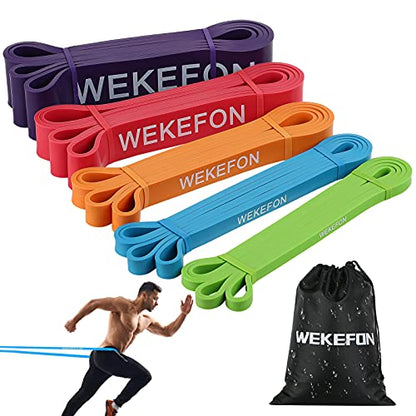 Resistance Bands Set, Pull Up Assist Bands - Stretch Resistance Band - Mobility Band Powerlifting Exercise Bands for Resistance Training, Physical Therapy, Home Workouts - color: Colorful