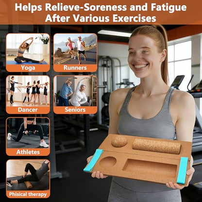Cork Balance Board Foot Balance Cork Ankle Stability Trainer | Improve Foot Function | Prevent Falls | Corking balance board For Home Gym