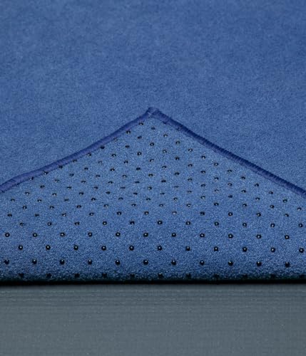 Manduka Yogitoes Hot Yoga Mat Towel - 71" | Moisture Activated Grip | Patented Silicone Nubs | Highly Absorbent, Durable & Easy Care | Made from Recycled Materials | 71 x 24 Inches | Moon - color: Moon, size: 71" x 24"