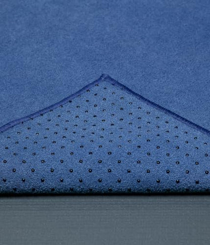 Manduka Yogitoes Hot Yoga Mat Towel - 71" | Moisture Activated Grip | Patented Silicone Nubs | Highly Absorbent, Durable & Easy Care | Made from Recycled Materials | 71 x 24 Inches | Moon - color: Moon, size: 71" x 24"