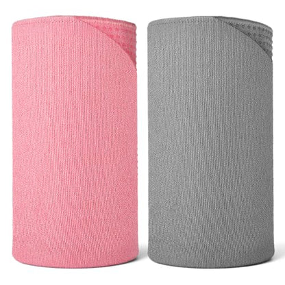 2 Pack Yoga Mat Towel with Grip Dot, Non Slip Yoga Towels, 72" x 24"