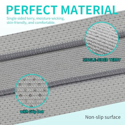2 Pack Yoga Mat Towels with Grip Dot,Anti-Slip Hot Yoga Towel,Absorbent Microfiber Sweat Mat Cover Towel,Bikram Pilates Fitness