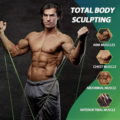LEEKEY Resistance Bands for Pull Up Assist, Exercise & Workout Bands Set - color: 5-85LBS GREEN