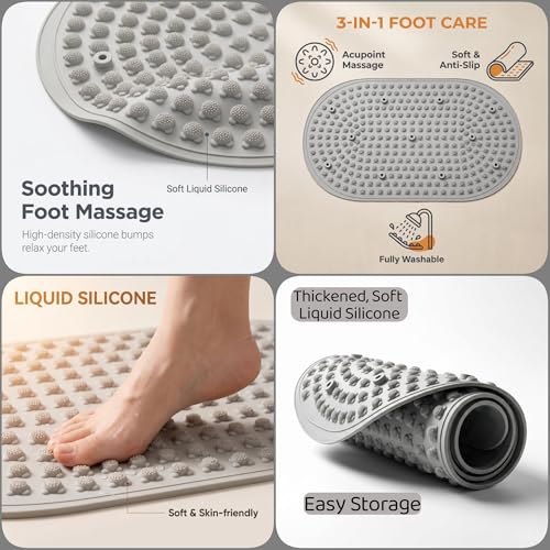 KAELIS Upgraded Liquid Silicone Acupressure Reflexology Foot Massage Mat
