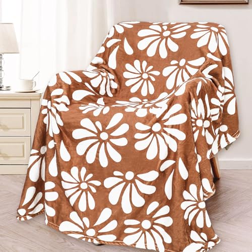 JarThenaAMCS Cielito Lindo Blanket Throw Blankets Soft Platos De Barro Terracotta Flower Plush Blanket for Mexican Fiesta Cinco de Mayo Decor, 50 x 60 Inch