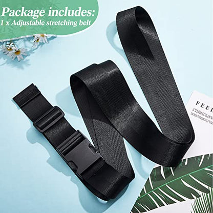 Eurzom Extremity Mobilization Belt Physical Therapy, Black | Adjustable Manual Traction Mobility Strap for Joint Movement, Leg Shoulder Stretching, Yoga Exercise, Gait Training Strap