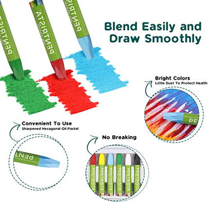 12 * 75ml Heavy Body Acrylic Paints+48 Oil Pastels+24 Colors Solid Watercolor Paint Set, Art Pigment Kit Perfect for Artists and Art Lovers Ideal Gift for Professionals and Students