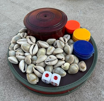 DharmaObjects Tibetan Traditional Sho para Dice Game Complete Set