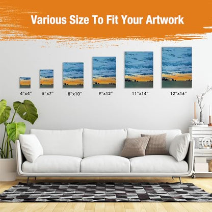 Canvas Boards for Painting 40 Pack, 8 inch x 10 inch Super Value Pack, Artist Canvas Panels for Oil & Acrylic Painting - size: 8"x10"