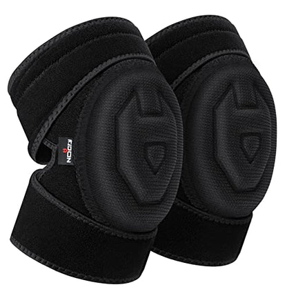 NoCry Gardening Knee Pads for Women & Men with Soft Foam Cushion and Adjustable, Easy-to-Use Non-Slip Straps — Durable, Lightweight Design — Perfect for Gardening or Cleaning Floors - style: Foam