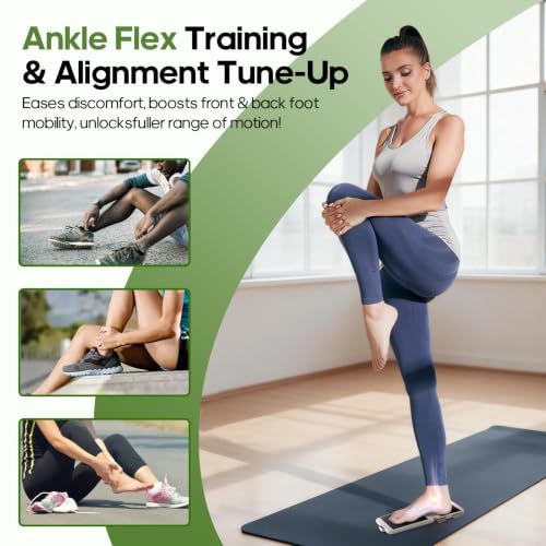 Adjustable Angle Ankle Axis Balance Board & Strengthener for Ankle Sprain