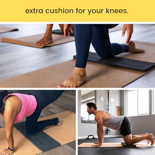 Premium Yoga Knee Pad Cushion – Extra Thick Support for Knees, Elbows & Headstands | All the Comfort of an Extra Thick Yoga Mat with the Stability You Need for Standing Poses | Reversible Non-Slip Grip | Ideal for Yoga & Pilates Knee Pads - color: Wild Lo
