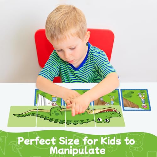 Sequencing Cards,Sequence Board Game for Kids,Story Storytelling,Speech Therapy Toys Materials for Autism,Social Skills,Sentence Building,Educational Classroom Preschool Learning Activities - style: 4 Sequencing Cards