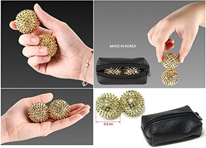 Hand Massage Ball Body Acupressure Spiky Magnetic Massage Balls