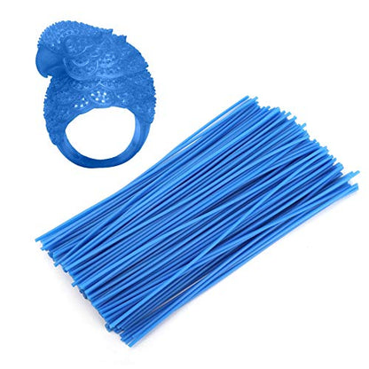 Casting Wax Lines, 1mm Round Wax Wire Jewelry Wax Line Jewelry Modeling Making Ring Modeling Making Tool for DIY Craft Ring Making - size: 1mm