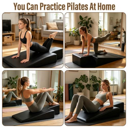 12° Pilates Wedge, Non-Slip Wedge for Reformer, Wedge Mat for Pregnancy