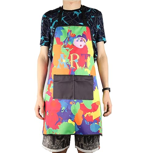 MBMSO Painting Artist Apron with Pockets Artist Painter Gifts Art Lover Gift for Art Teacher Student Painter Apron Waterproof - color: Love Art Apron-2