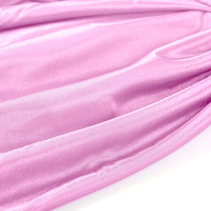 Aerial Silks Kit & Aerial Yoga Hammock - 11Yd Premium Fabric with Hardware | Easy Setup for Flying Yoga, Aerial Swing & Fitness - Supports Up to 14ft Rigging(Navy) - color: Light Pink