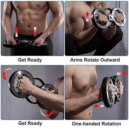 Rotator Machine, Arm Workout Equipment for Men and Women, Forearm Trainer for Boxing, 12 Pounds Arm and Shoulder Strength Training for Home and Gym Workouts and Rehabilitation