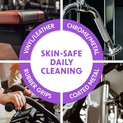 Wipex Gym Wipes Refill, 1400 Count (2 x 700), Thick Premium Fitness Equipment Wipes, Lavender Essential Oil & Vinegar Solution, Large 8” x 12” Cleaning Wipes - size: 700 Count (Pack of 2)