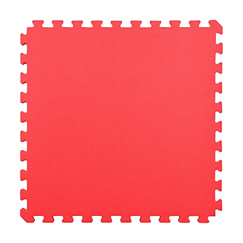 FlooringInc's 1" Thick Foam Tiles, 3'x3' or 2'x2' Reversable Interlocking Tiles, Ideal Yoga Mat, Gymnastics Mat, Workout Mat for MMA and Jiu Jitsu Training - color: Blue/Red, size: 6 - 2'x2' Tiles (24 Sq Ft)