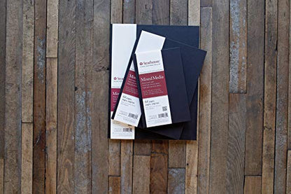 Strathmore (566-11 STR-566-11 48 Sheet No 90 Mixed Media Art Journal, 11 by 14", 11" x 14", White, 24 Count - size: 11x14 inch, style: Hardbound, Phase Out