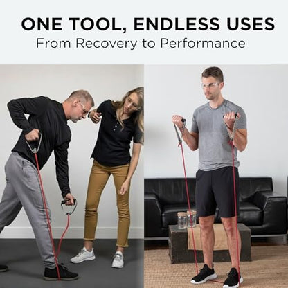 THERABAND Resistance Tubing, Exercise Band, Physical Therapy, 25', M, Red - color: Level 2 / Medium - Red, size: 25 Foot
