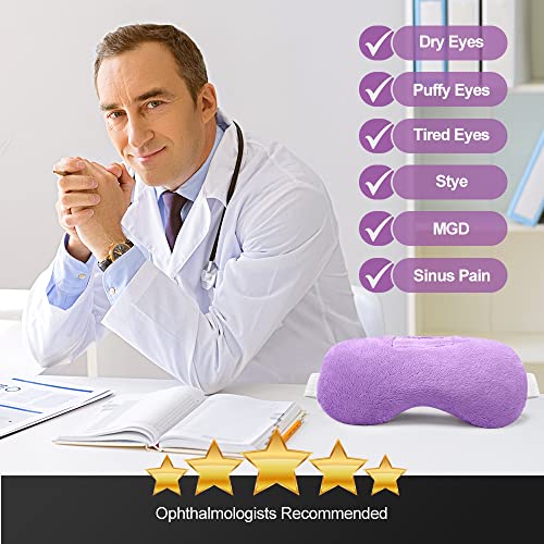 Umisleep Lavender Eye Mask, Weighted Sleep Mask for Men Women, Purple - color: Purple