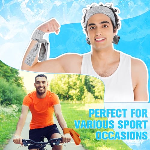 Maitys 600 Pcs Cooling Towel Bulk for Neck and Face, Fresh Colors - color: Fresh Colors