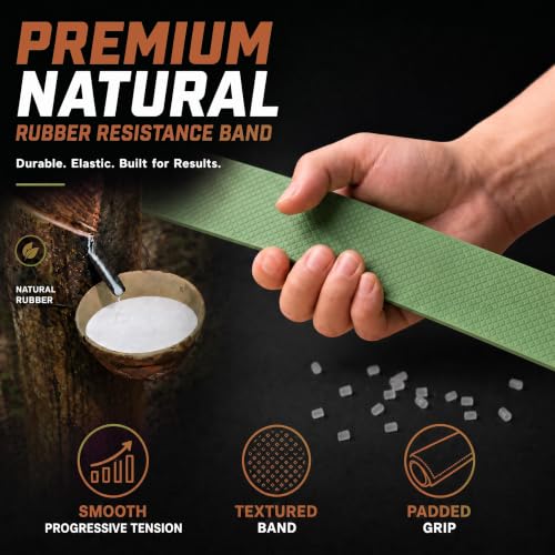 LEEKEY Resistance Bands for Pull Up Assist, Exercise & Workout Bands Set - color: 5-125LBS GREEN BROWN