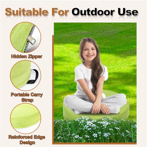 6 Pcs Flexible Floor Cushion for Classroom, Floor Cushions Easy to Clean and Carry,16''x16''x2'' Soft Cushion for Learning Sitting Daycare School Chair Yoga and Meditation (Chenille) - color: Chenille, size: 16 x 16 x 3 Inches
