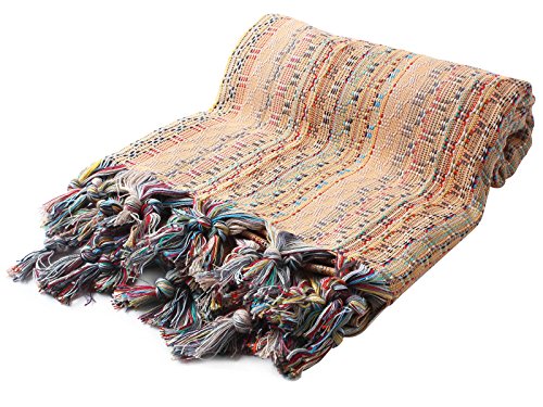 Cacala Pestemal Turkish Beach Towel Highly Absorbent Quick and Easy Dry Soft and Comfortable for Bath, Spa, Pool, Gym and Yoga 100% Cotton 37 x 70 - color: Salmon